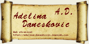 Adelina Danesković vizit kartica